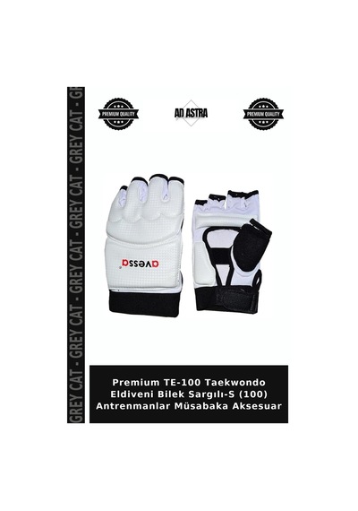 Premium Te-100 Taekwondo Eldiveni Bilek Sargılı-s 100 Antrenmanlar Müsabaka Aksesuar Çok Renkli
