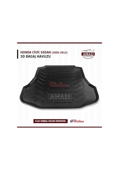 Rizline Honda Civic Sedan 2006 -2012 3D Bagaj Havuzu+Araç Kokusu