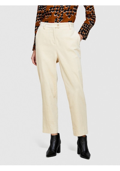 Sisley %100 Koton Jogger Kadife Pantolon Kadın Bej T-shirt - 323a453ulf03z