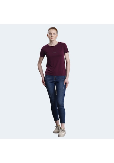 Slazenger PAYTONS Kadın  Mürdüm Tişört