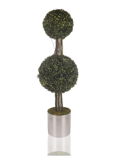 Yapay Ağaç Şimşir Top Büyük Ve Orta Top 2Li Model 120X35Cm