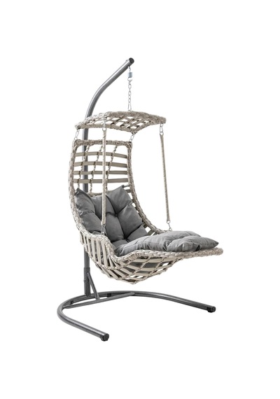 Alaçatı Plus Tekli Rattan Bahçe Balkon Salıncağı Cappuccino Diğer