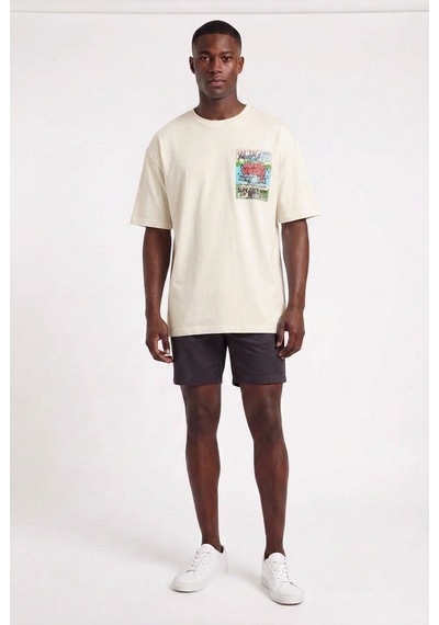 Blow Up Future Gen Your Soul Gri Oversize Erkek T-shirt 141347 SİYAH