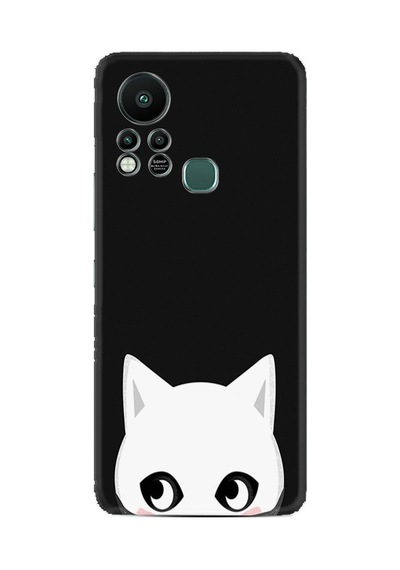 Infınıx Hot 11s Kılıf Silikon Desen Özel Seri Pandemi Cat 1729