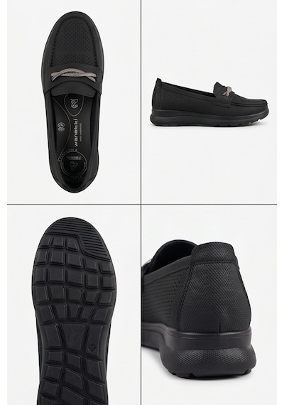 Liarca Aura Comfort Ortopedik Tabanlı Işıltı Detaylı Kadın Siyah Günlük Casual Loafer Ayakkabı Liarca Aura Comfort Ortopedik Tabanlı Işıltı Detaylı Kadın Siyah Günlük Casual Loafer Ayakkabı