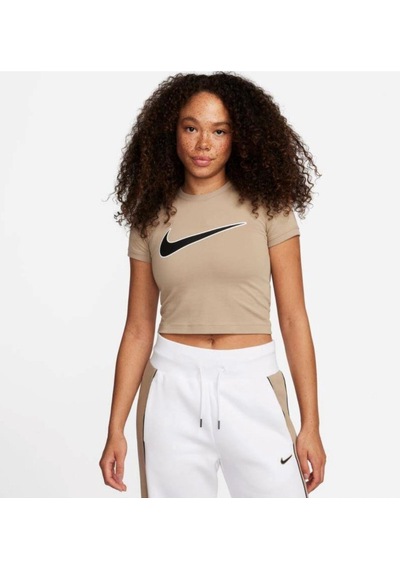 Nsw Tee Kadın Tişört Fv5310-247 Krem