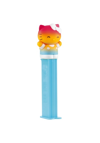Pez Dispenser Hello Kitty Fullbody Rainbow Meyve Aromalı Şekerleme Makinesi Ve Şekerleme Yedekleri