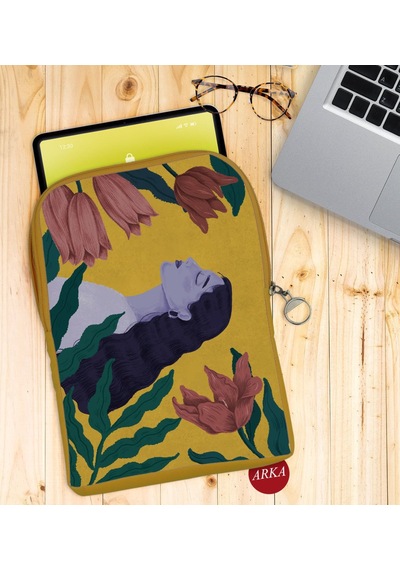 Bk Gift Woman Art Tasarımlı Taşınabilir Koruyucu Tablet Kılıfı & (531952889)