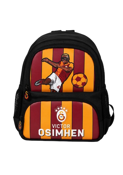 Galatasaray Lisanslı Victor Osimhen Okul Çantası - 3 Bölmeli Suni Deri Panelli İlkokul Sırt Çantası Sarı - Kırmızı - Siyah Galatasaray Lisanslı Victor Osimhen Okul Çantası - 3 Bölmeli Suni Deri Panelli İlkokul Sırt Çantası Sarı - Kırmızı - Siyah