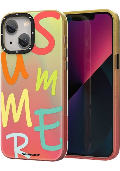 Youngkit Apple Uyumlu iPhone 13 Kılıf YoungKit Summer Serisi Kapak ZORE-267412