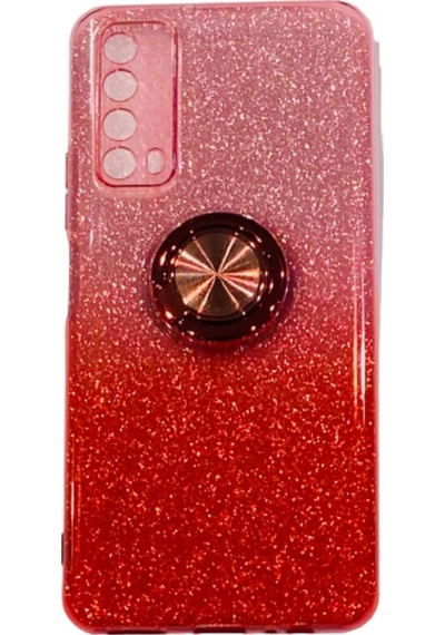 Huawei P Smart 2021 Simli Yüzüklü Standli Silikon Kilif 469512968
