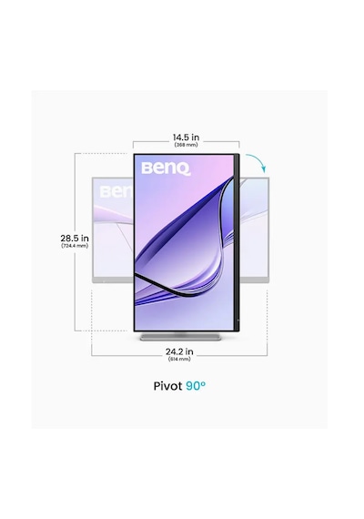 Benq Ma270s 27" Mac Kullanıcıları İçin Thunderbolt 4 Destekli 5k Nano Gloss Monitör