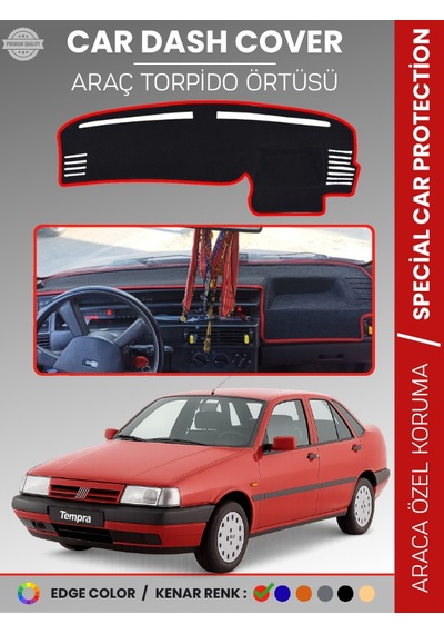 Fıat Tempra 1992-1997 Dijital Ekranlı Torpido Örtüsü Araca Özel Çatlamayı Önler - 734 Stiloto