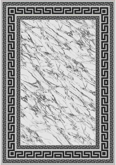 Eliana Home Dijital Baskı Yıkanabilir Kaymaz Taban Salon Halısı Ve Yolluk Rv176-fnl483 Siyah