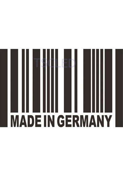 Made In Germany Araba Sticker Yapıştırması 20 Cm