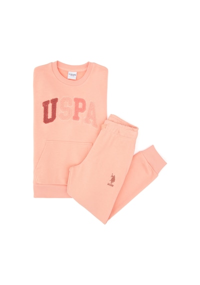 U.S. Polo Assn. Kız Çocuk Somon Eşofman Takımı 50318962-VR047