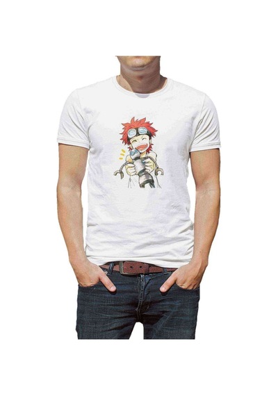 Anime One Piece Baskılı Beyaz Erkek Tshirt (531006090)