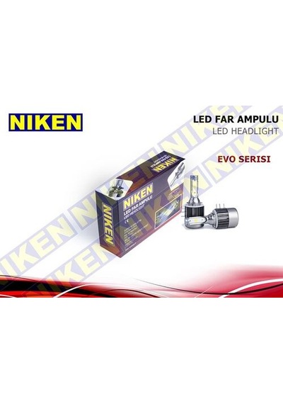 Niken 0120020701 Ampul H15 Led Xenon Set 6500k 12v Uzun Kısa