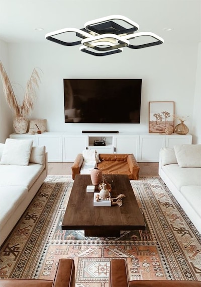Tt302-4+1-Sy Kare Tt Aydınlatma Mat Siyah Plofonyer 5 Li Led Aviz