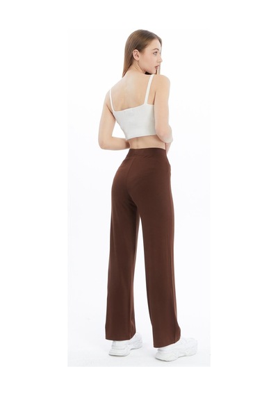 Penyebizden Extra Yumuşak Uzun Viskon Pantolon Home&outdoor-kahverengi