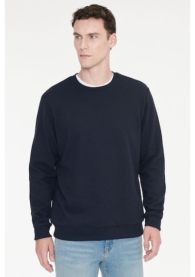 Ac&Co / Altınyıldız Classics Erkek Lacı 2 İplik Sıcak Tutan Standart Fit Normal Kesim Bisiklet Yaka Sweatshirt Lacı Lacivert Ac&Co / Altınyıldız Classics Erkek Lacı 2 İplik Sıcak Tutan Standart Fit Normal Kesim Bisiklet Yaka Sweatshirt Lacı Lacivert