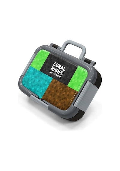Coral High Kids Craft Desenli Paslanmaz Çelik Beslenme Kabı 39116 Yeşil