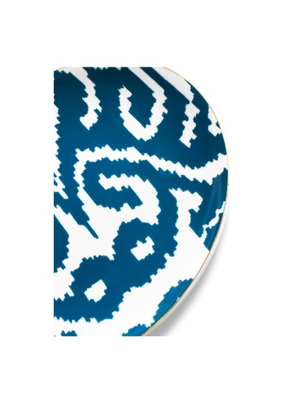 Zm Decor İkat Mavi Dubai 28cm Tabak