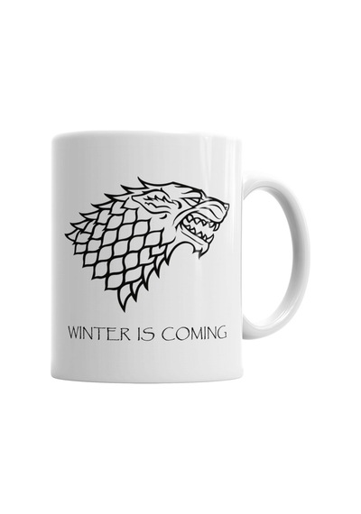 Casa Stark Goot Winter İs Coming Kupa Bardak Porselen Karışık