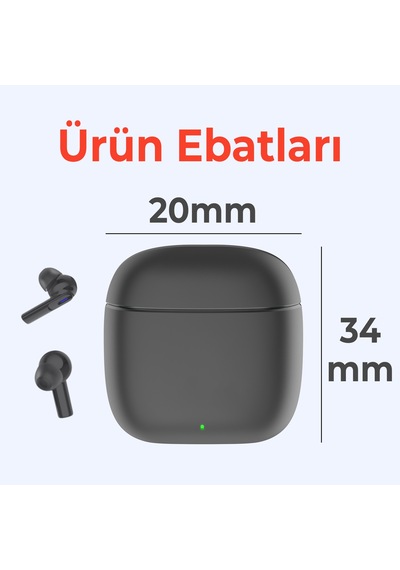 Bix Soundcraft TW4 Bluetooth 5.3 Metal ENC Kulak içi Kulaklık
