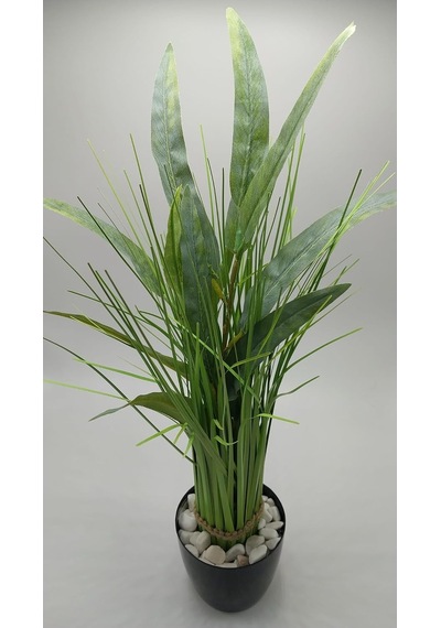 Gerçekçi Yapay Çiçek 45cm Saksılı Model-3 Çok Renkli