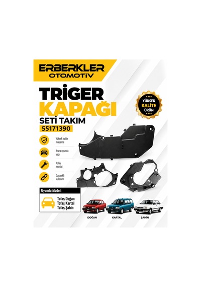 Tofaş Doğan Kartal Şahin Triger Kapağı Seti Takım - 55171390 - Erb1257