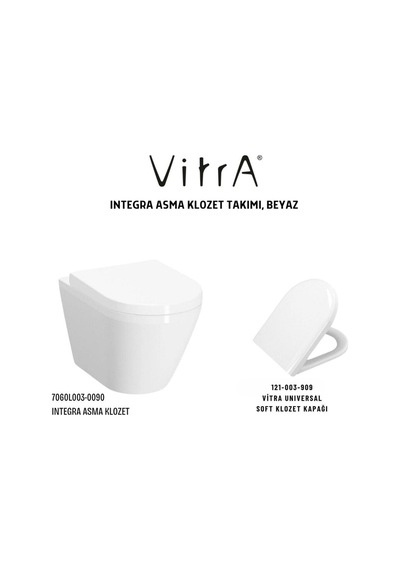 Integra Asma Klozet 7060l003-0090, VitrA Universal 2 Soft Klozet Kapağı 121-003-909
