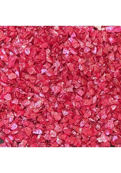 Tahtakale Toptancı Epoksi Mum Dekoratif 2-4 Mm Arlığında Gerçek Cam Kırığı 50 Gr Kırmızı