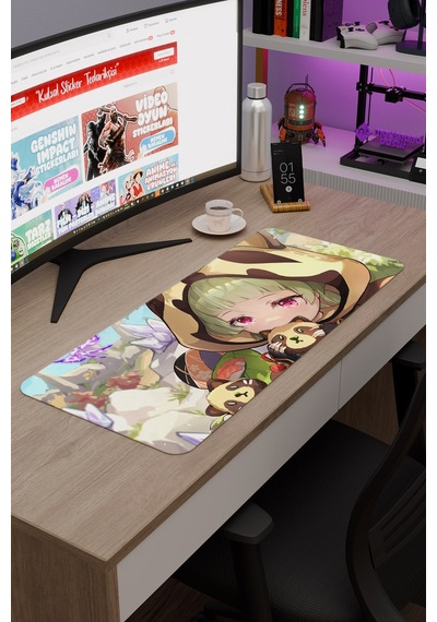 Sayu Genshin Impact Anime Oyuncu V1 - 70x30 Xl Gaming Mouse Pad Fare Altlığı