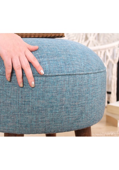 Lorencehome Deff Puf - Mavi / Lorencehome