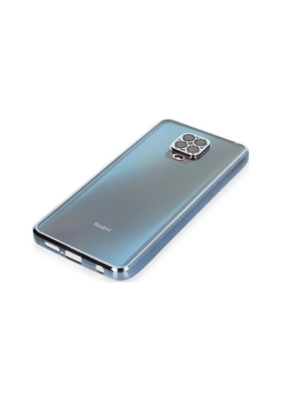 Xiaomi Redmi Note 9 Pro Kılıf Razer Lensli Silikon - Açık Mavi 0.2M-Çok Renkli