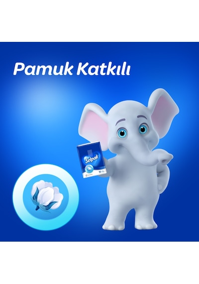 Selpak® Klasik Cep Mendil 10'lu 10 Paket
