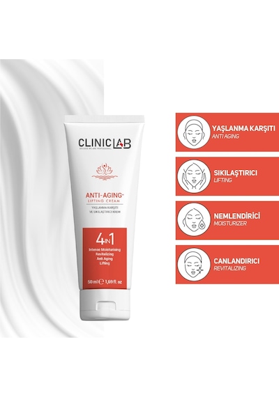 Clinic Lab Yaşlanma Karşıtı ve Sıkılaştırıcı Krem 50 ML