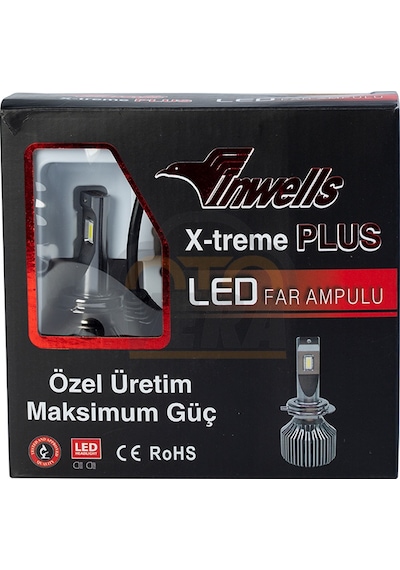 İnwells Led Xenon H11-H8-H9-H16 (Zenon) 15000 Lümen Güçlü Şimşek Etkili
