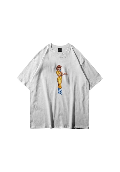Tarzsokak Unisex April O'neil Ninja Turtles Beyaz Tshirt Beyaz