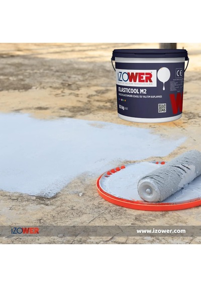M2 Güçlü Elastomerik Su Yalıtım Malzemesi 3.5 Kg Beyaz