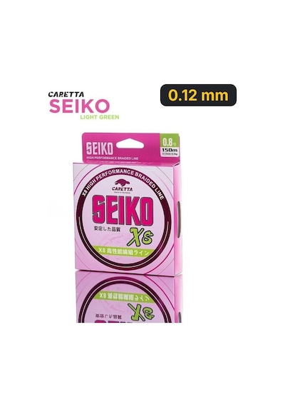 Caretta Seiko 8x 150mt Light Green İp Misina 0.12 MM