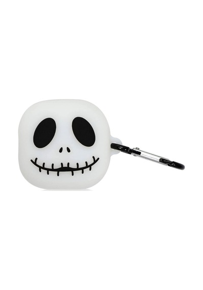 Caseonn Galaxy Buds 2 Pro Kılıf Karakter Figürlü Jck Skellingtn Şeffaf Beyaz
