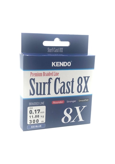 Kendo Surf Cast 8X Fıghtıng 300 Mt Örgü Ip ( Ice Blue) (460843123)