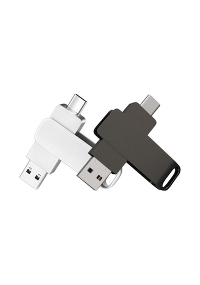 2 In 1 Çift Taraflı Type-c Usb 2.0 Metal Usb Bellek