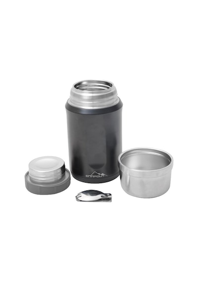 Campout Çift Katmanlı Yemek Termosu 600 Ml Siyah