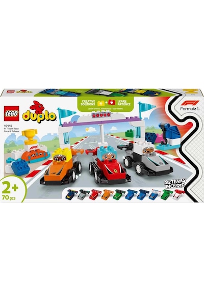 Lego Duplo Kasabası F1 Takımı Yarış Arabaları Ve Sürücüler 10445-39824