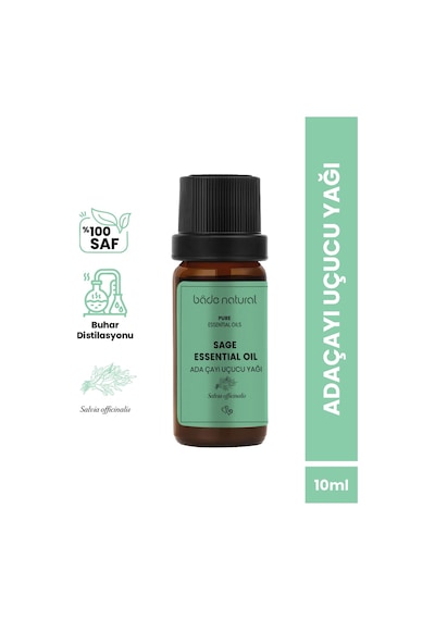 Bade Natural Adaçayı Uçucu Yağı 10 ML