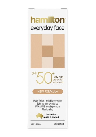 Hamilton Everyday Face Yüz İçin Mat Güneş Kremi Spf 50+ 75 G