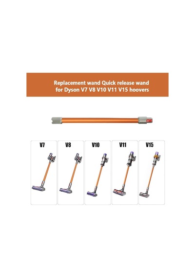 Dyson V7-v8-v10-v11-v15 Sv22 İle Uyumlu Turuncu Süpürge Borusu
